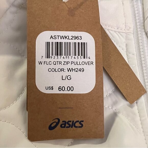 🆕 ASICS Women’s Fleece 1/4 Zip Pullover Regular Fit size Large - Picture 6 of 13